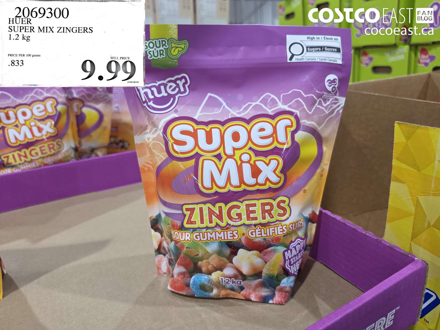 2069300 HUER SUPER MIX ZINGERS 1.2 KG $9.99