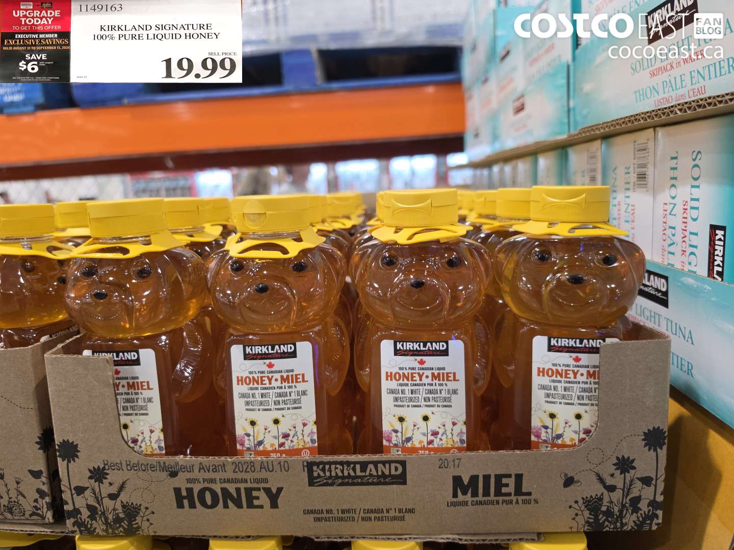 1149163 KIRKLAND SIGNATURE 100% PURE LIQUID HONEY ($6.00 INSTANT SAVINGS EXPIRES ON 2026-09-13) $19.99