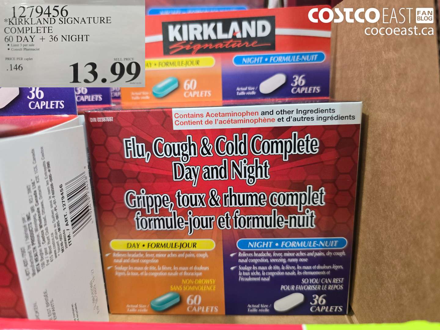 1279456 KIRKLAND SIGNATURE COMPLETE 60 DAY + 36 NIGHT $13.99