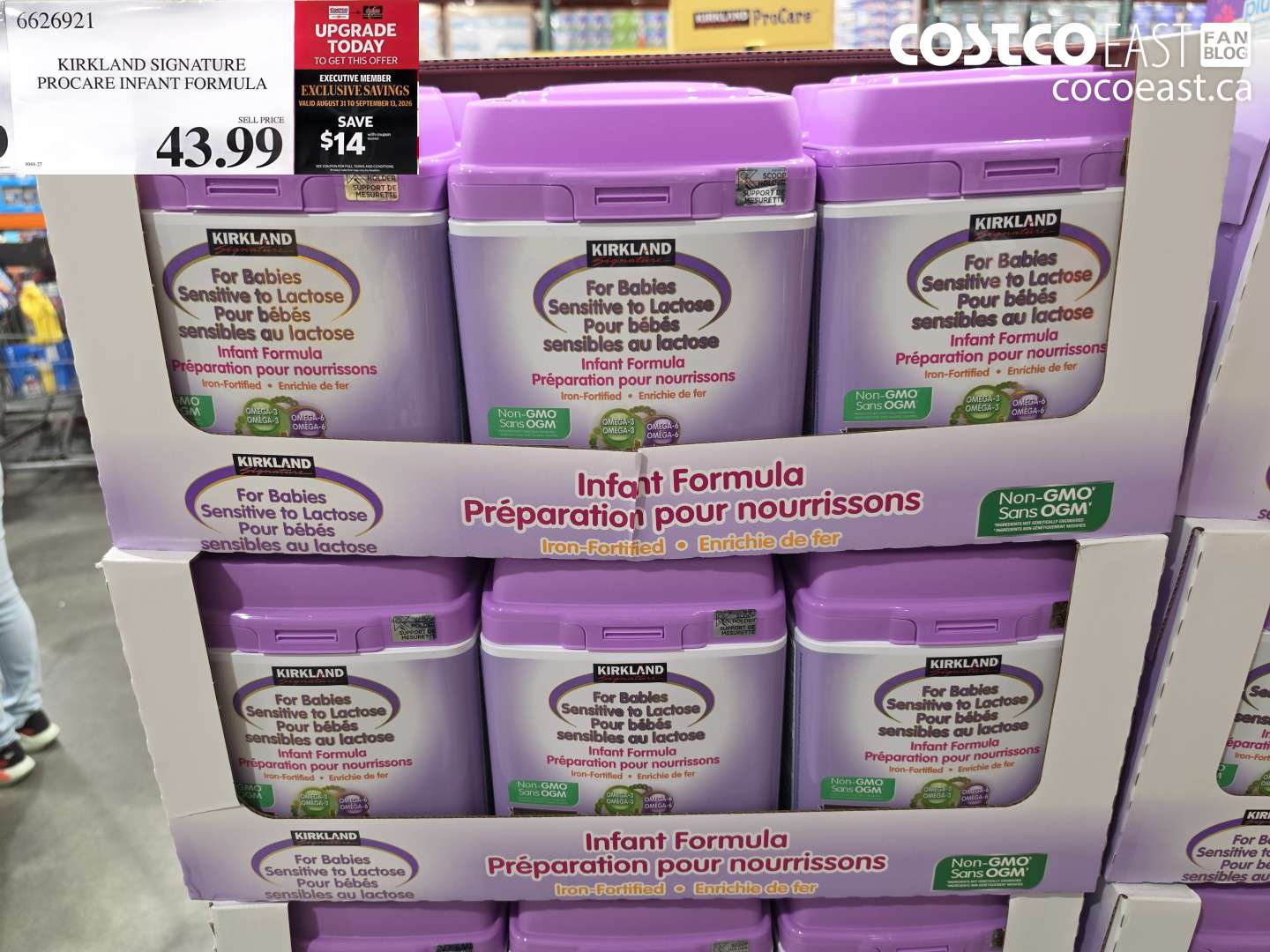 6626921 KIRKLAND SIGNATURE PROCARE INFANT FORMULA ($14.00 INSTANT SAVINGS EXPIRES ON 2026-09-13) $29.99