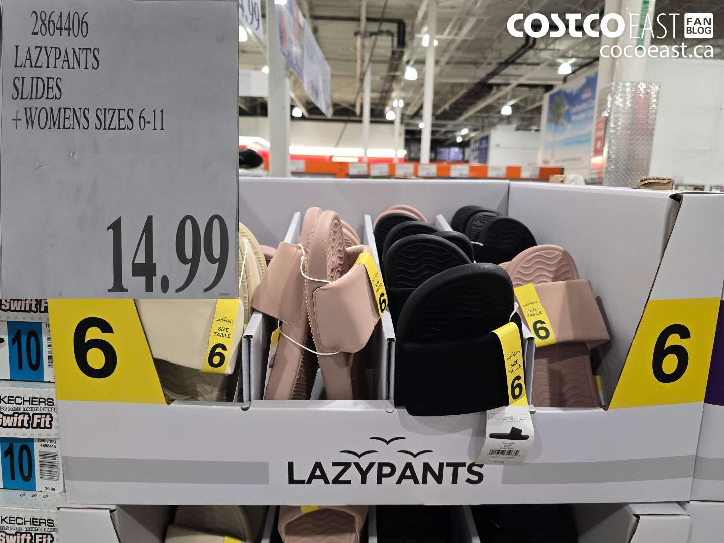 2864406 LAZYPANTS SLIDES WOMENS SIZES 6-11 $14.99