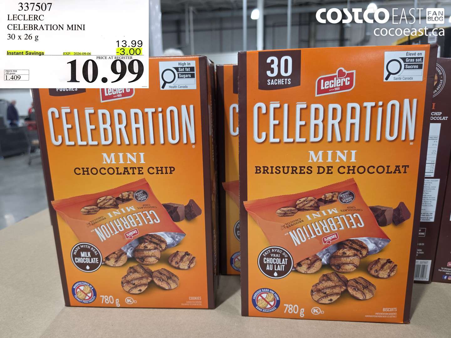337507 LECLERC CELEBRATION MINI 30 X 26 G ($3.00 INSTANT SAVINGS EXPIRES ON 2026-09-06) $10.99