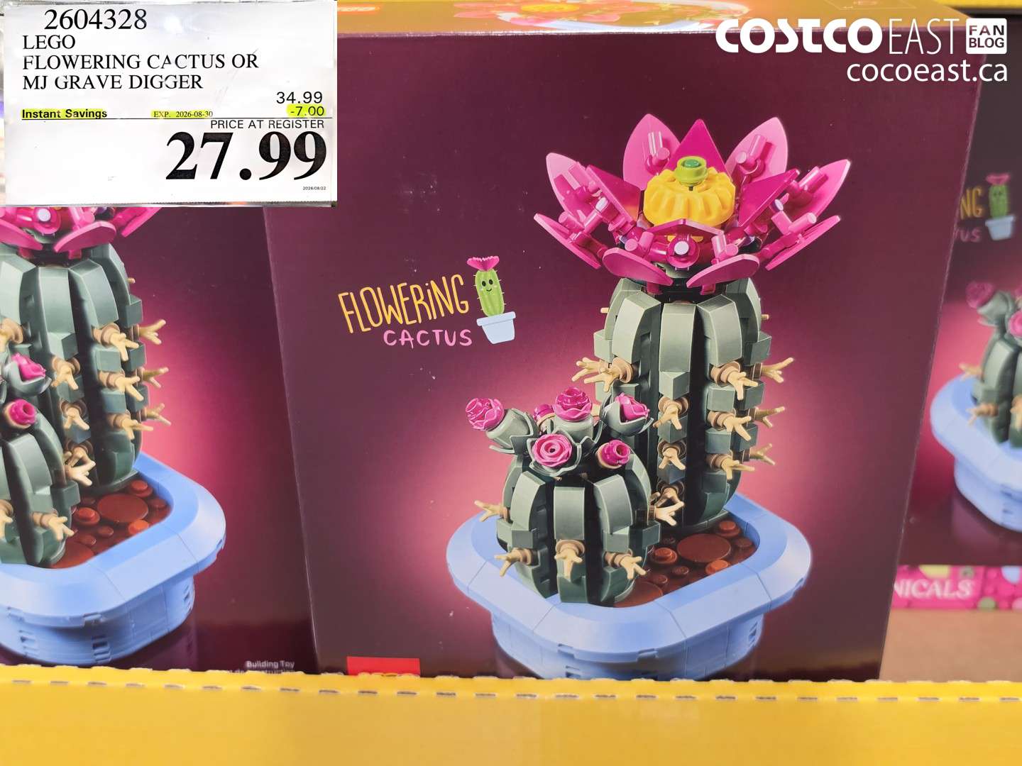 2604328 LEGO FLOWERING CACTUS OR MJ GRAVE DIGGER ($7.00 INSTANT SAVINGS EXPIRES ON 2026-08-30) $27.99