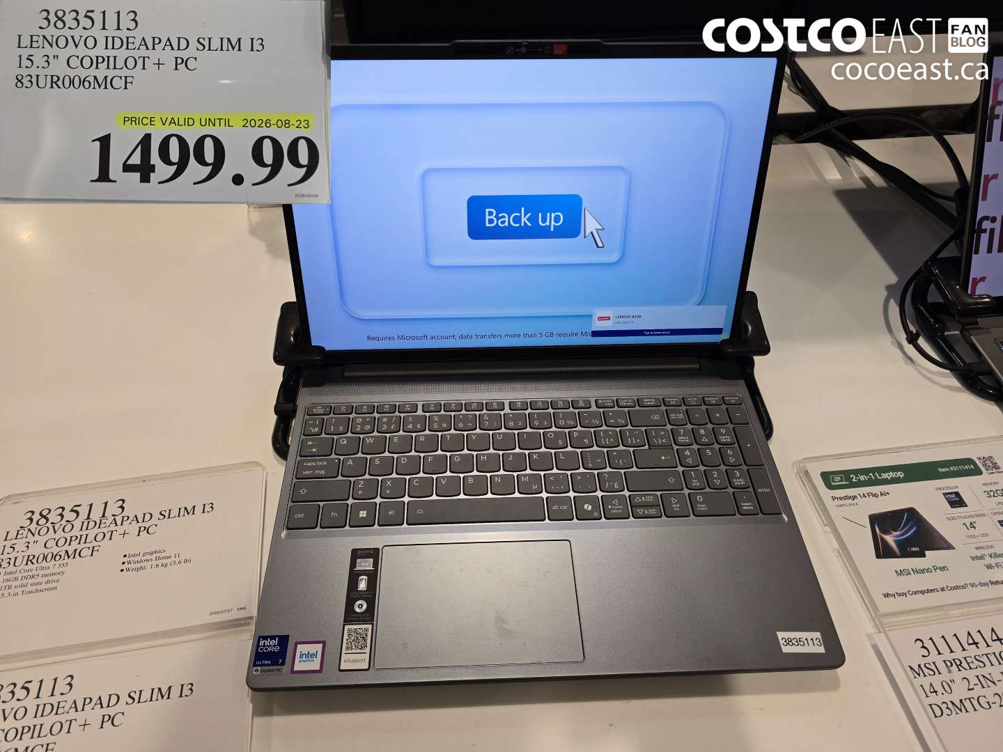 3835113 LENOVO IDEAPAD SLIM I3 15.3