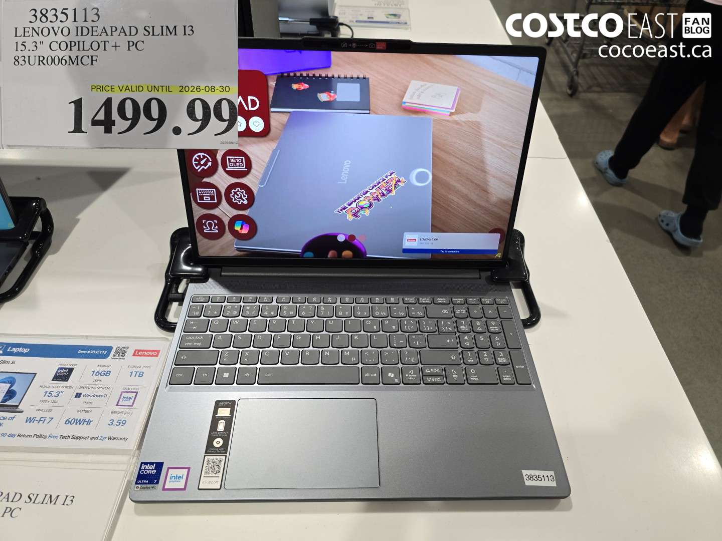 3835113 LENOVO IDEAPAD SLIM I3 15.3
