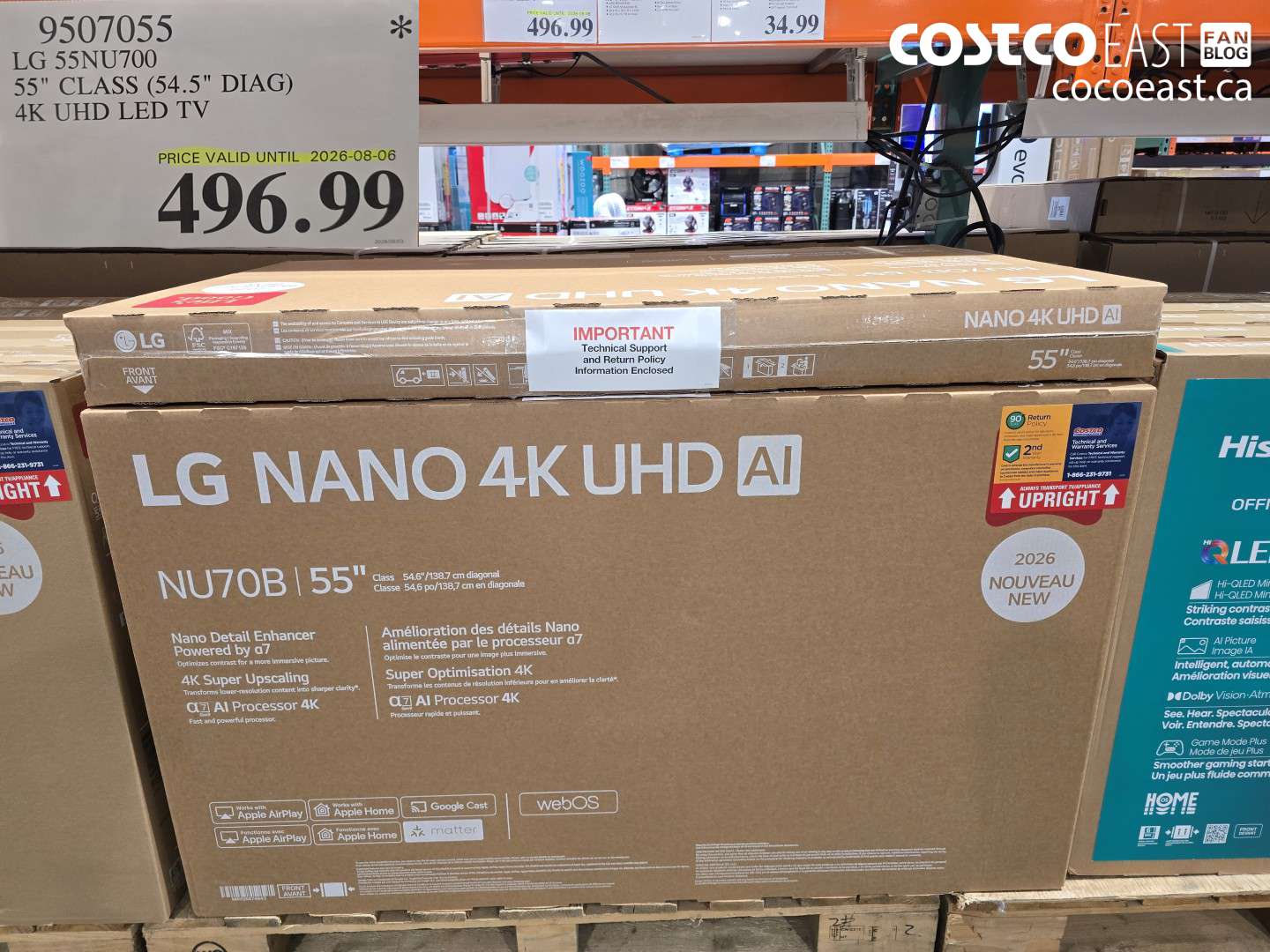 9507055 LG 55NU700 55