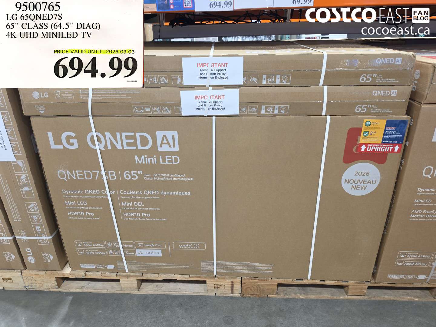 9500765 LG 65QNED7S 65