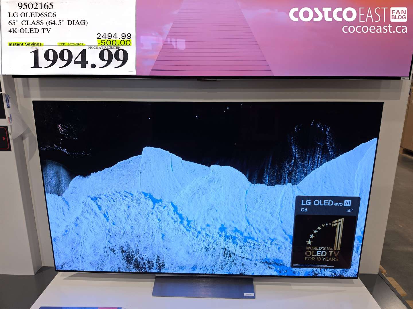 9502165 LG OLED65C6 65
