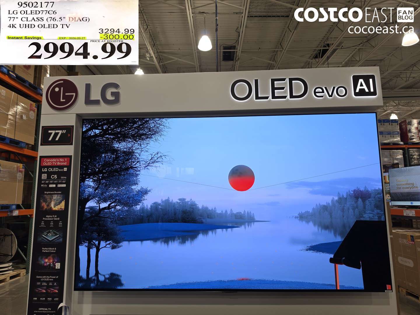 9502177 LG OLED77C6 77
