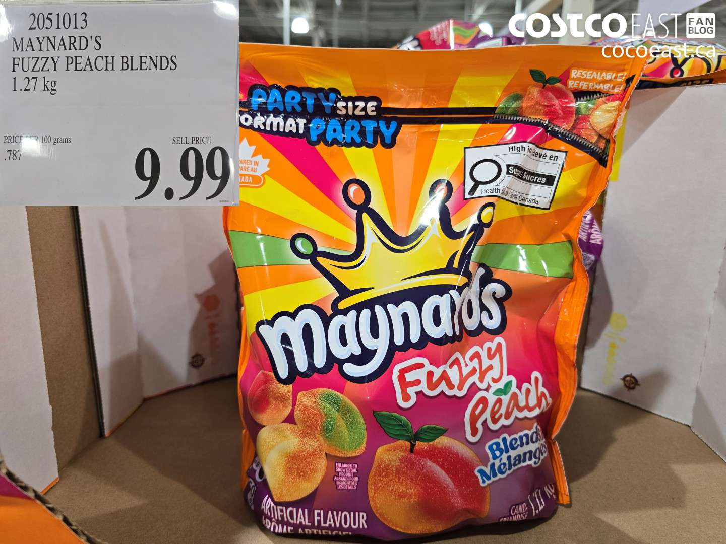 2051013 MAYNARD'S FUZZY PEACH BLENDS 1.27 KG $9.99