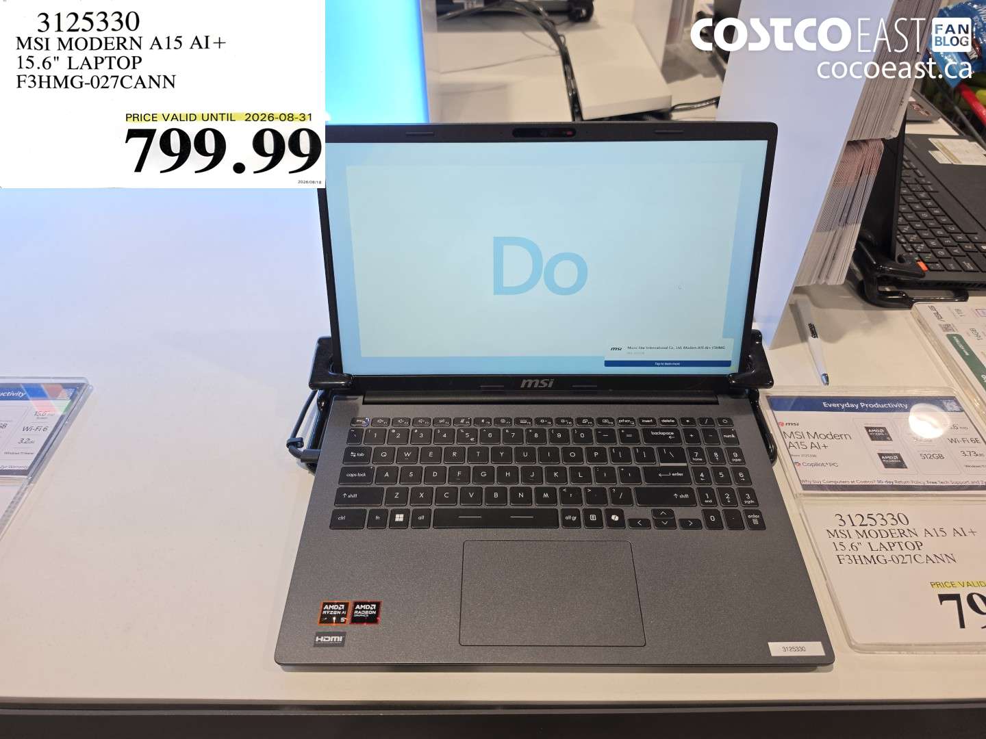 3125330 MSI MODERN A15 AI+ 15.6