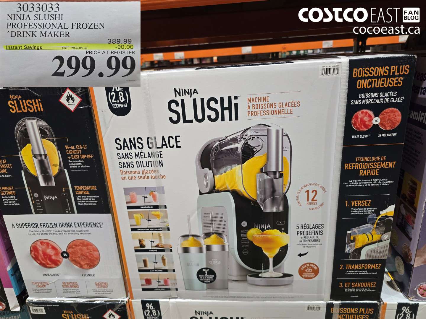 3033033 NINJA SLUSHI PROFESSIONAL FROZEN DRINK MAKER ($90.00 INSTANT SAVINGS EXPIRES ON 2026-08-26) $299.99