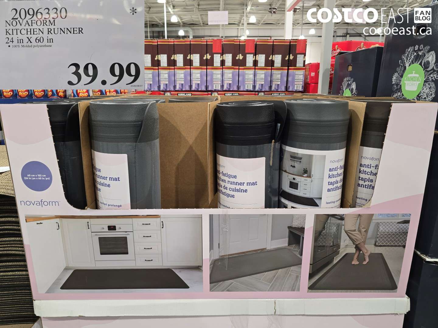 2096330 NOVAFORM KITCHEN RUNNER 24 IN X 60 IN $39.99
