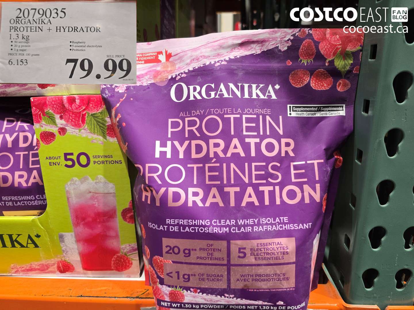 2079035 ORGANIKA PROTEIN + HYDRATOR 1.3 KG $79.99