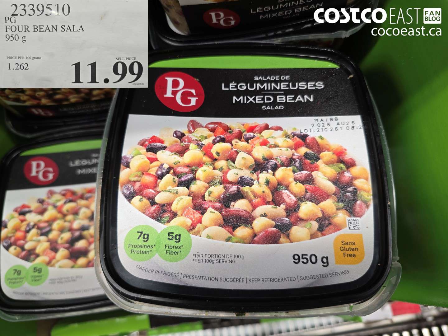 2339510 PG FOUR BEAN SALA 950 G $11.99