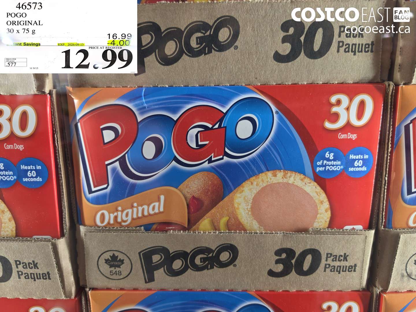 46573 POGO ORIGINAL 30 X 75 G ($4.00 INSTANT SAVINGS EXPIRES ON 2026-09-13) $12.99