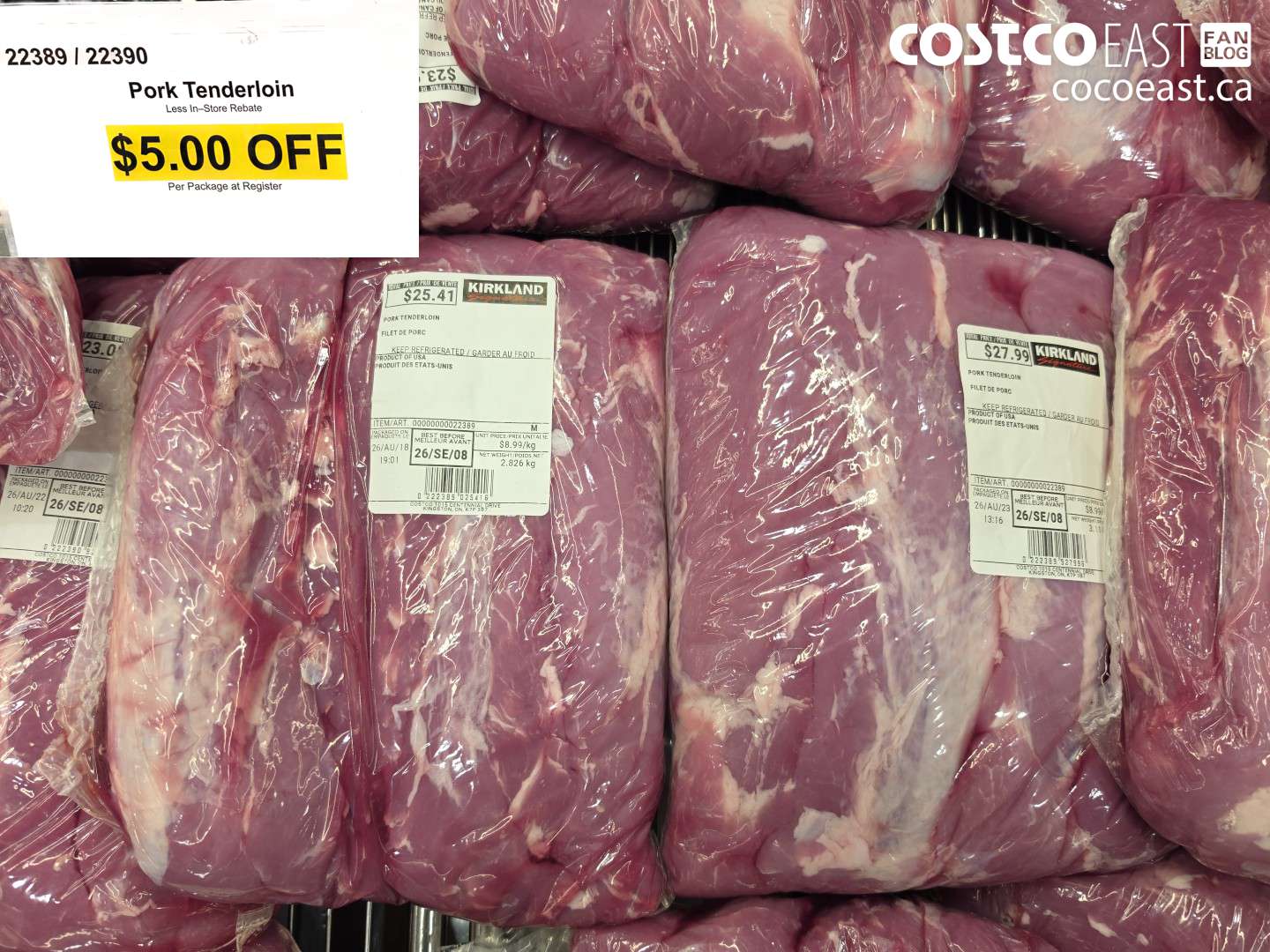 22389 PORK TENDERLOIN ($5.00 INSTANT SAVINGS)