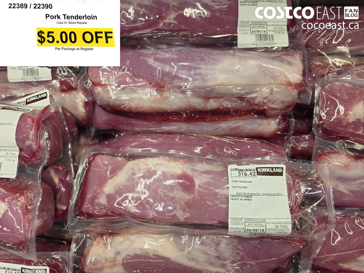 22389 PORK TENDERLOIN ($5.00 INSTANT SAVINGS)