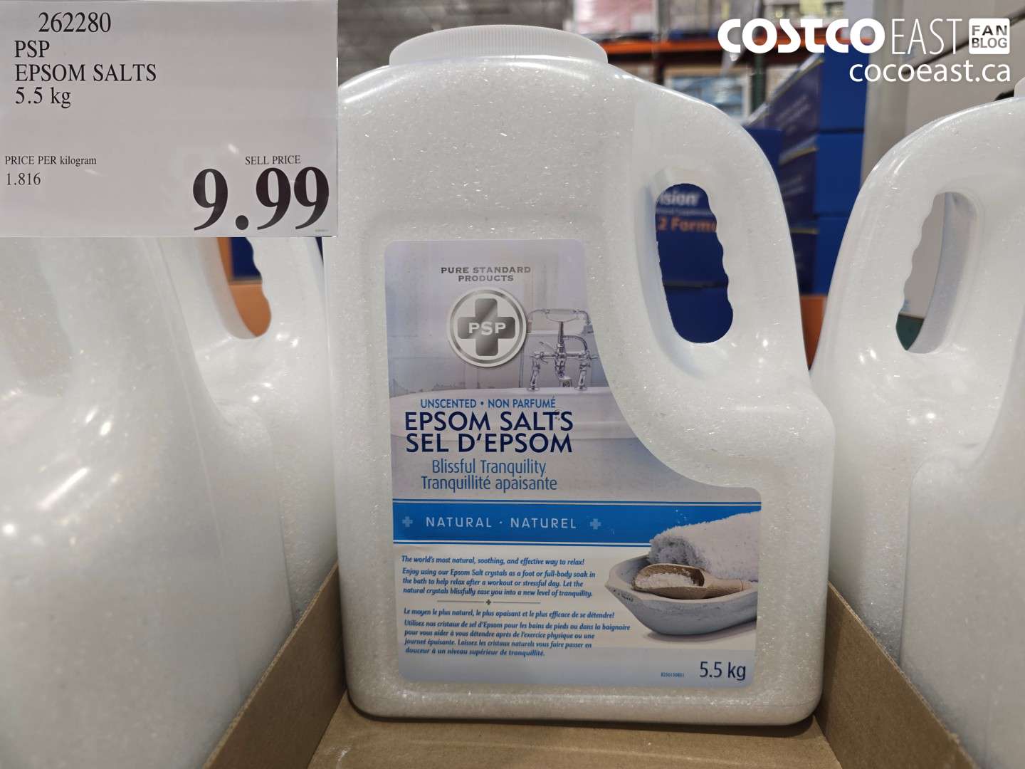 262280 PSP EPSOM SALTS 5.5 KG $9.99