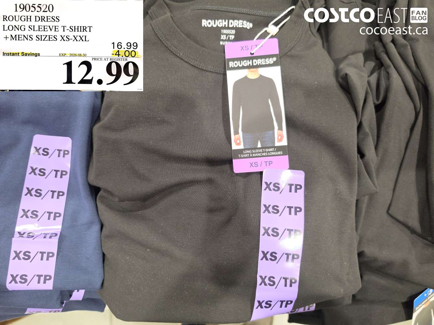 1905520 ROUGH DRESS LONG SLEEVE T-SHIRT MENS SIZES XS-XXL ($4.00 INSTANT SAVINGS EXPIRES ON 2026-08-30) $12.99