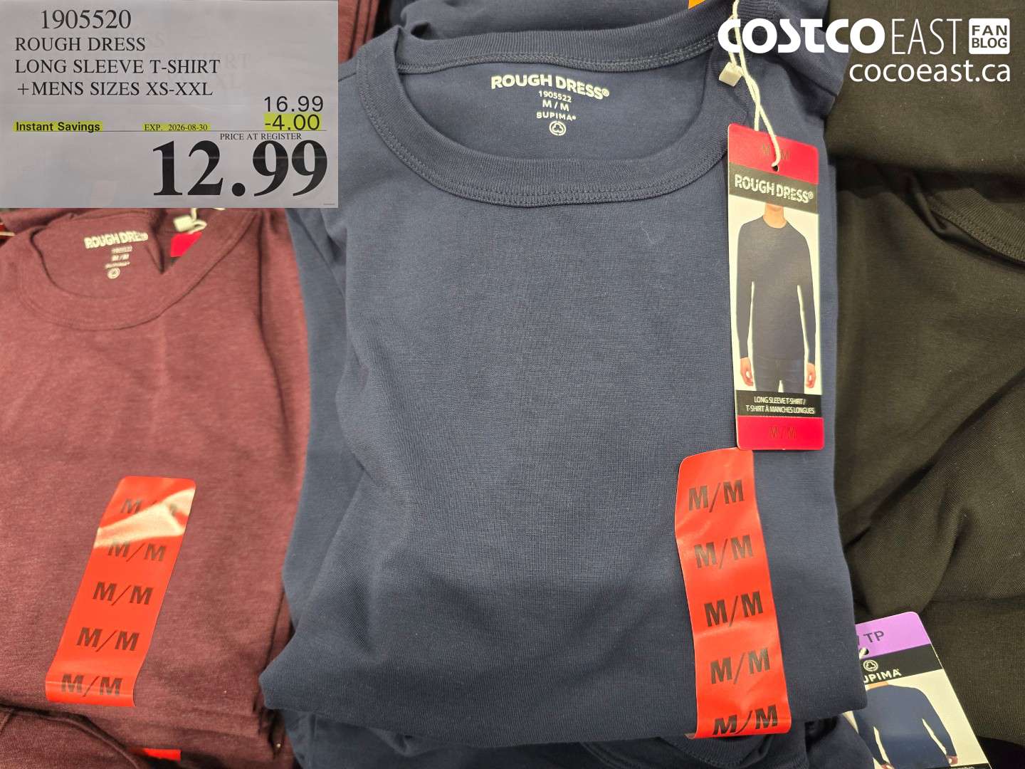 1905520 ROUGH DRESS LONG SLEEVE T-SHIRT + MENS SIZES XS-XXL ($4.00 INSTANT SAVINGS EXPIRES ON 2026-08-30) $12.99