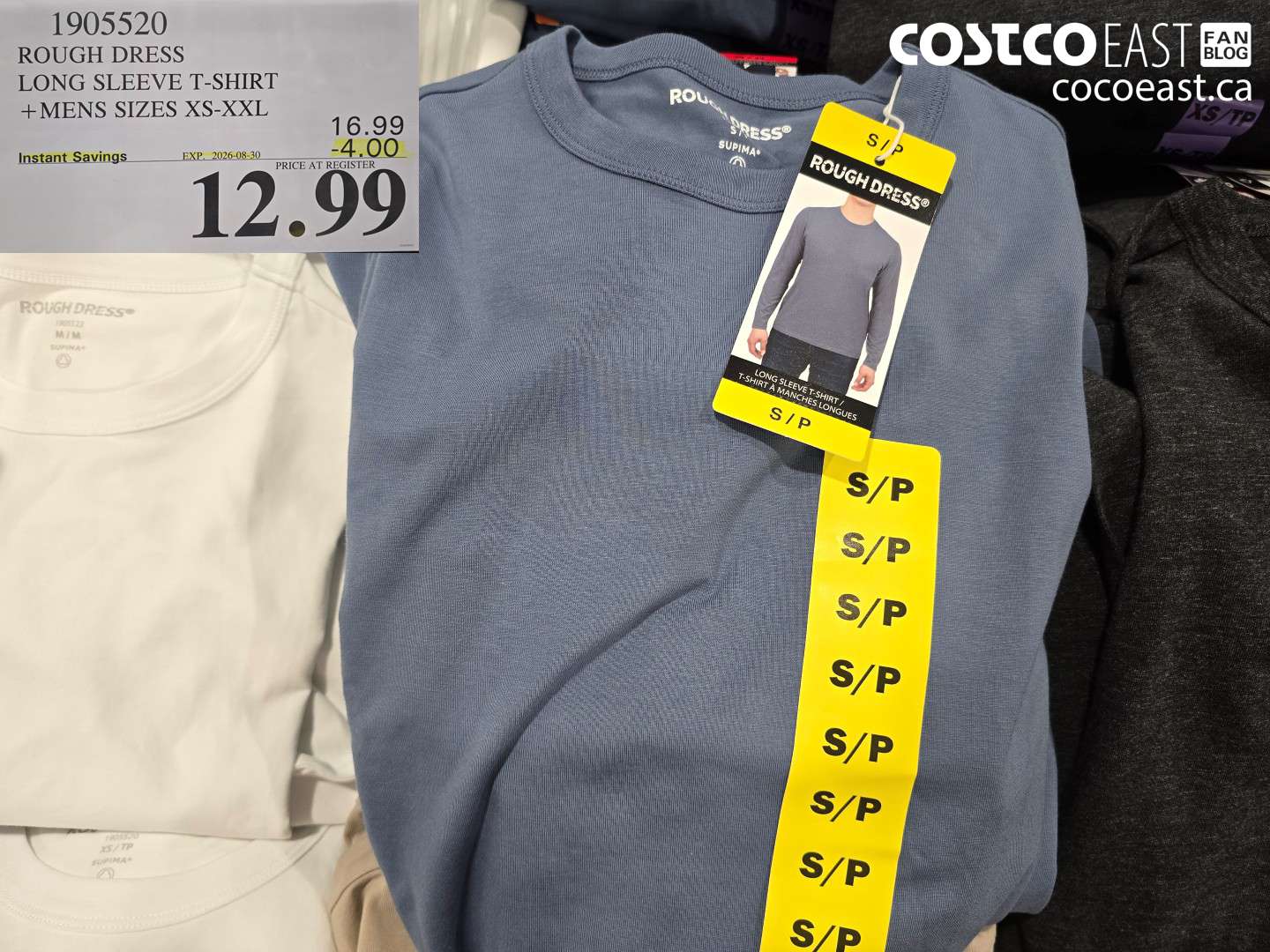 1905520 ROUGH DRESS LONG SLEEVE T-SHIRT + MENS SIZES XS-XXL ($4.00 INSTANT SAVINGS EXPIRES ON 2026-08-30) $12.99