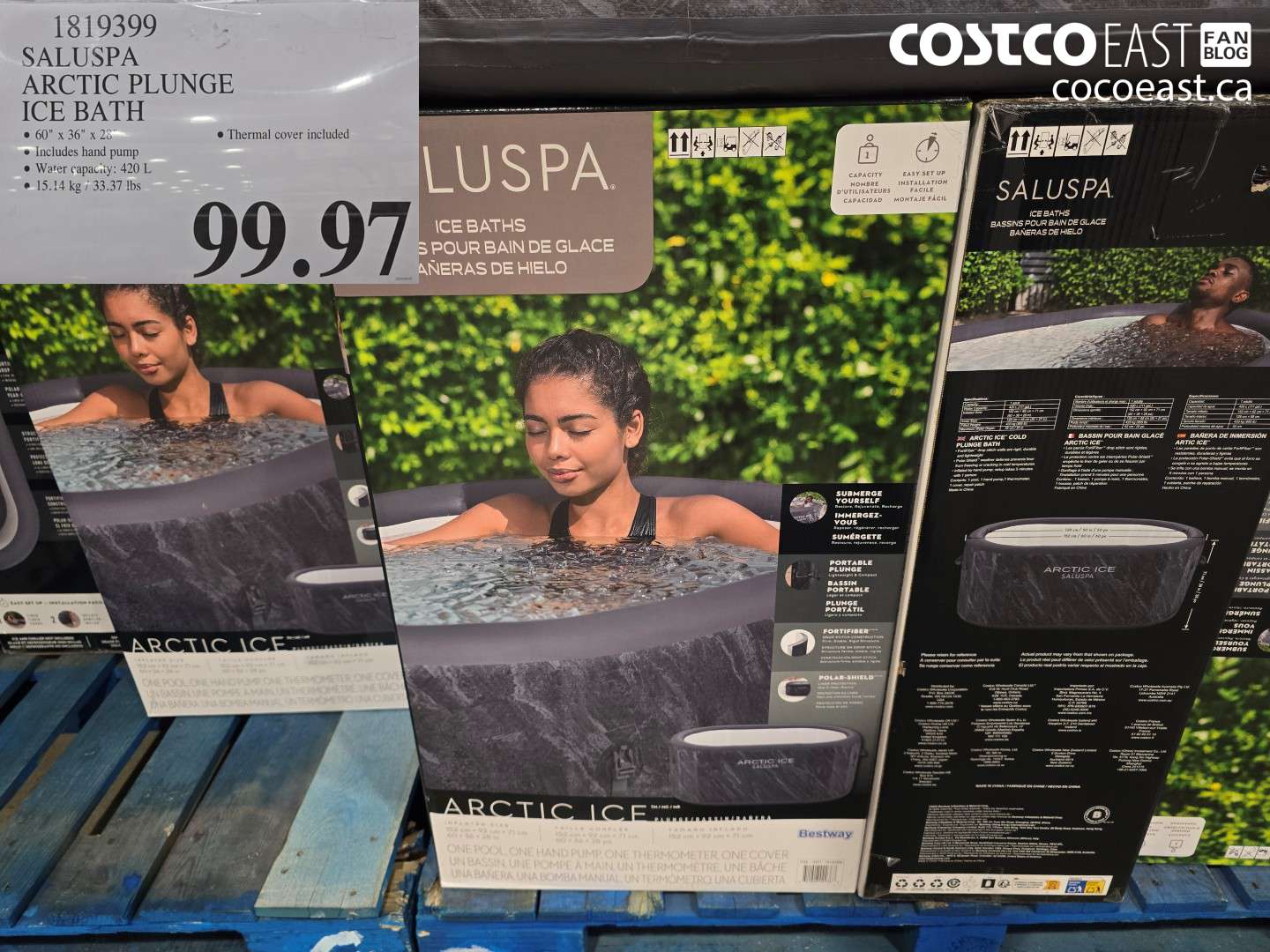 1819399 SALUSPA ARCTIC PLUNGE ICE BATH $99.97
