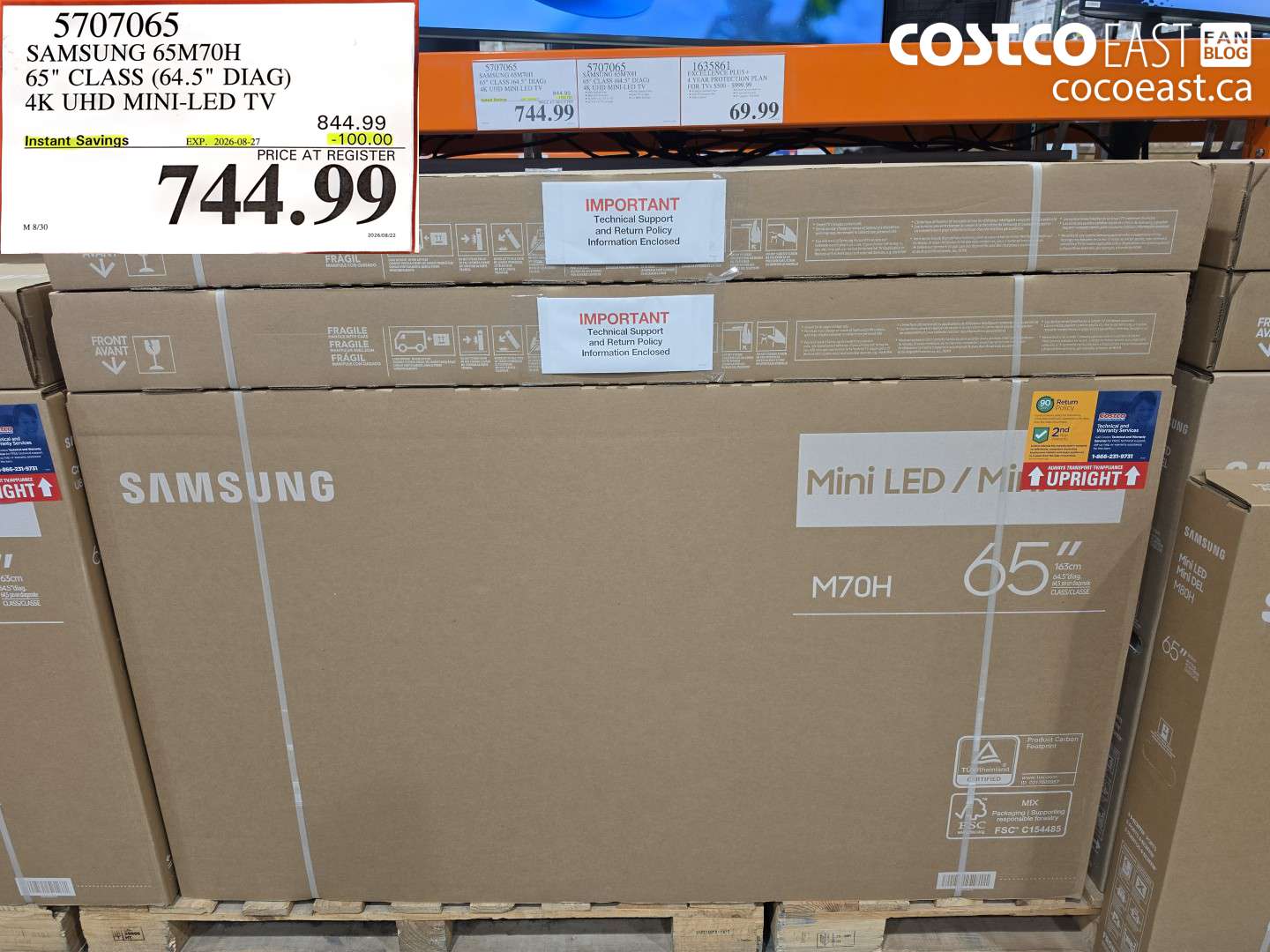5707065 SAMSUNG 65M70H 65