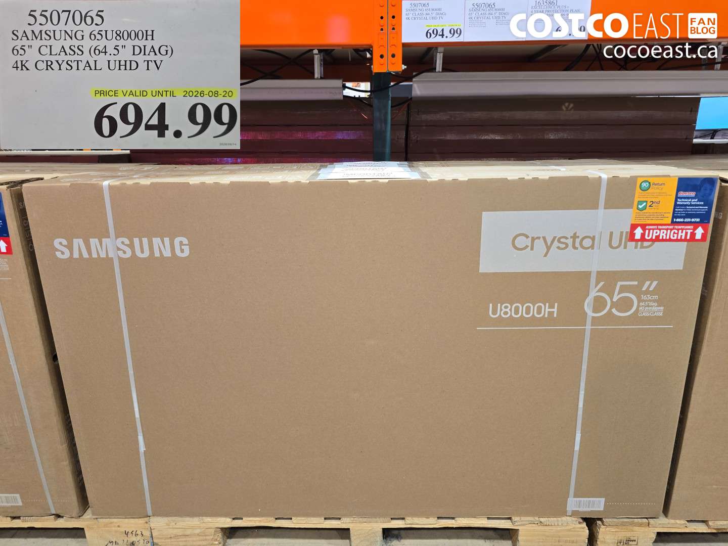 5507065 SAMSUNG 65U8000H 65