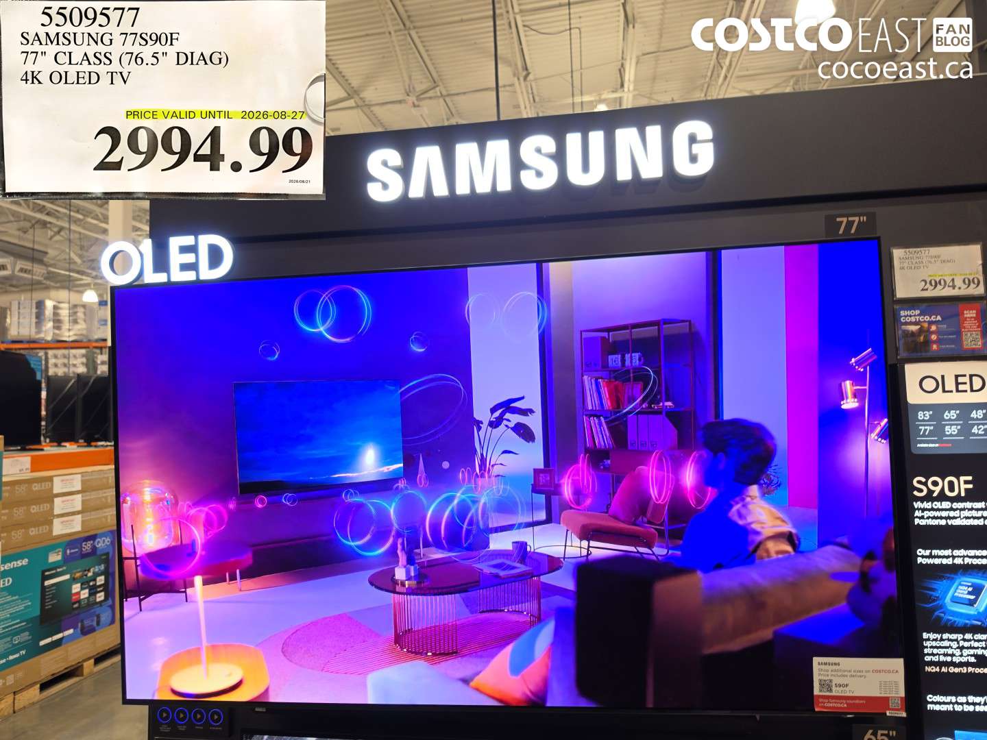 5509577 SAMSUNG 77S90F 77