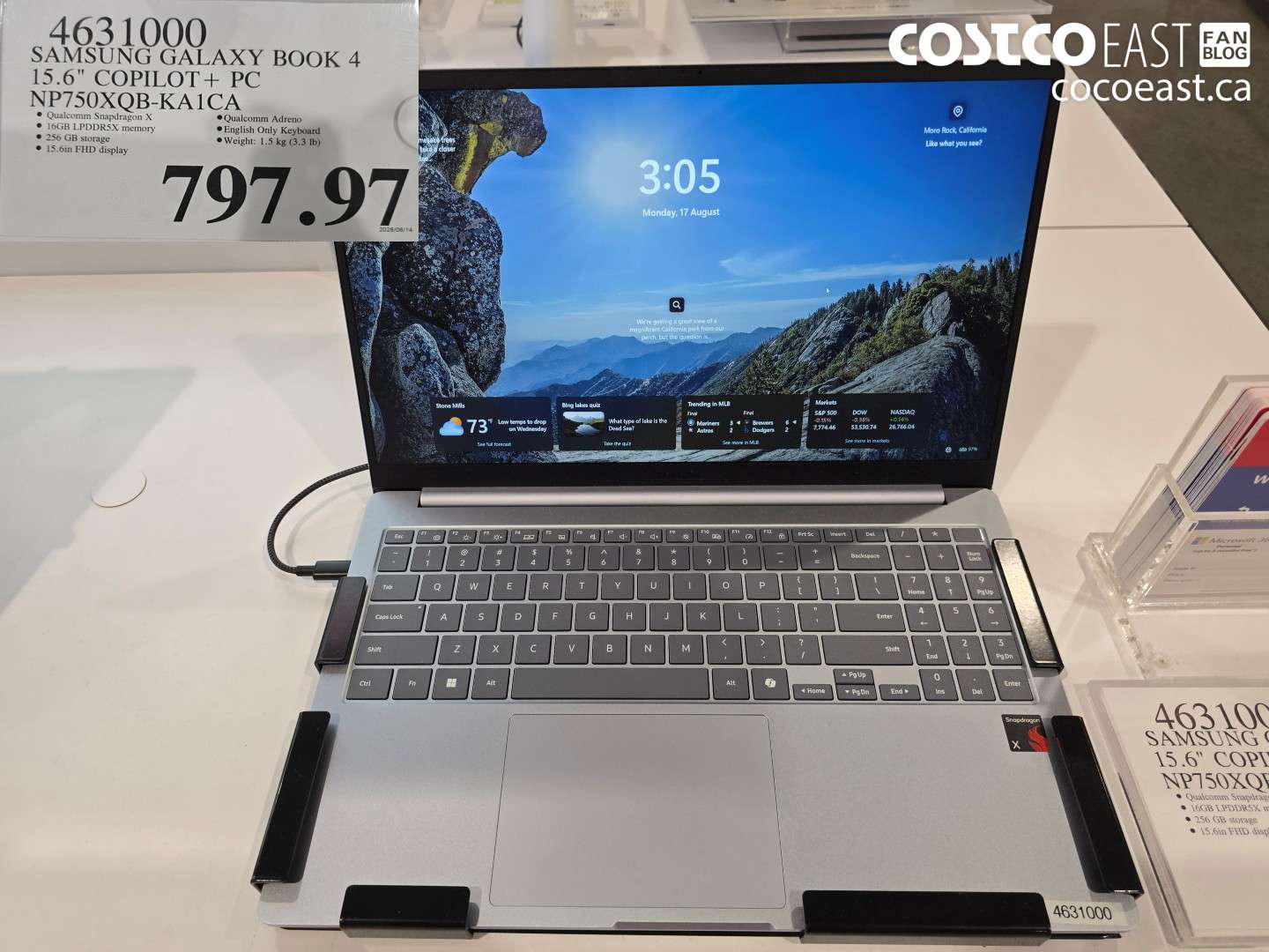 4631000 SAMSUNG GALAXY BOOK 4 15.6