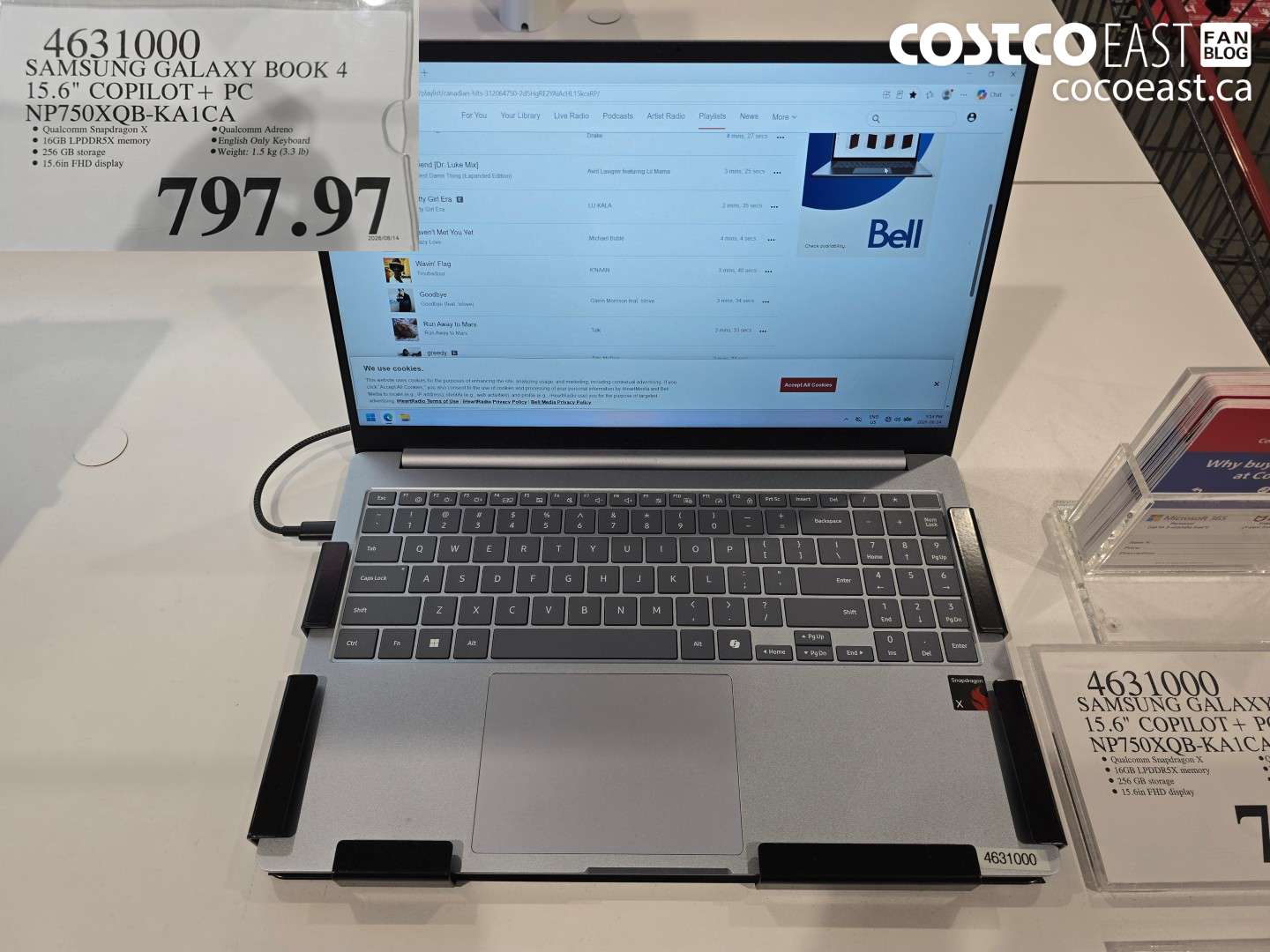4631000 SAMSUNG GALAXY BOOK 4 15.6