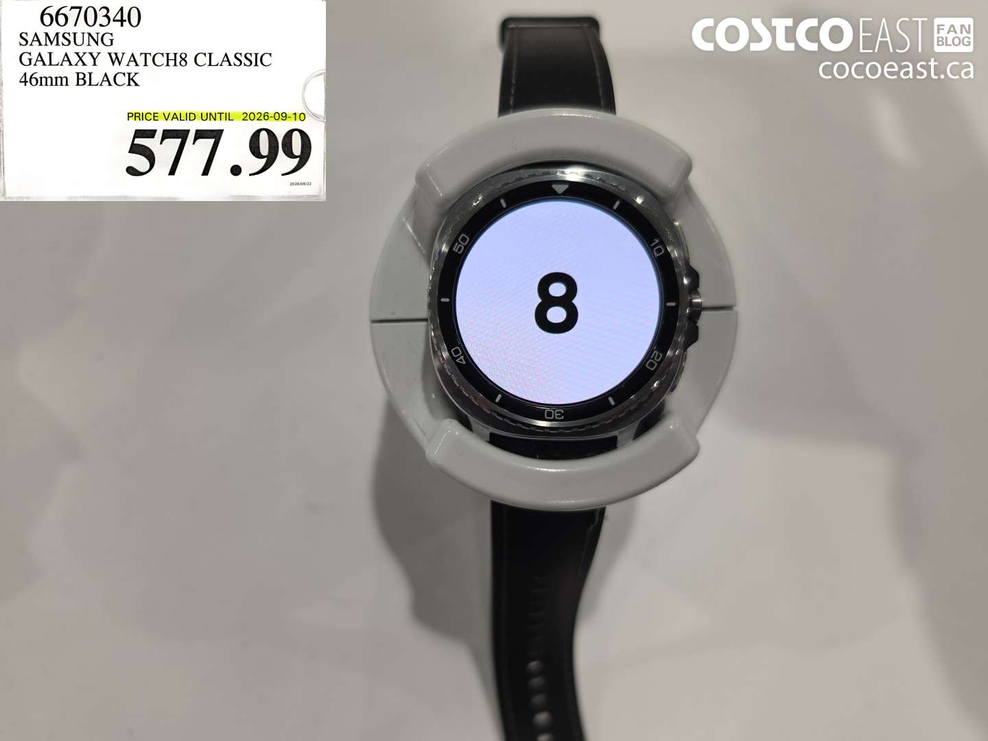 6670340 SAMSUNG GALAXY WATCH8 CLASSIC 46MM BLACK $577.99