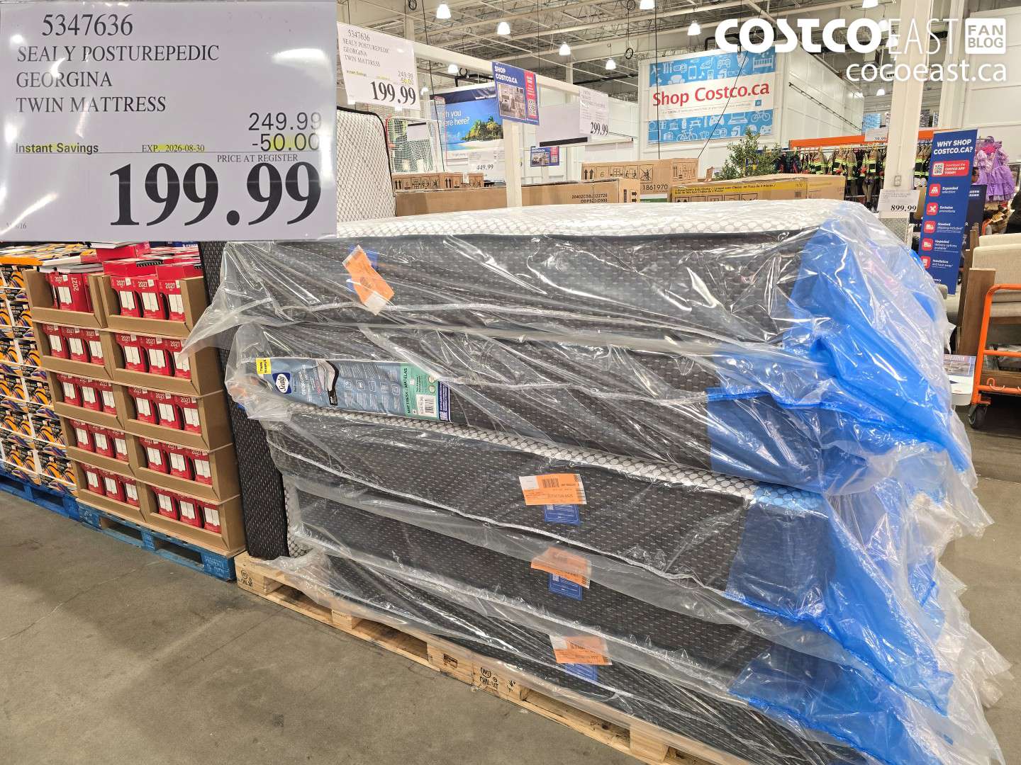 5347636 SEALY POSTUREPEDIC GEORGINA TWIN MATTRESS ($50.00 INSTANT SAVINGS EXPIRES ON 2026-08-30) $199.99