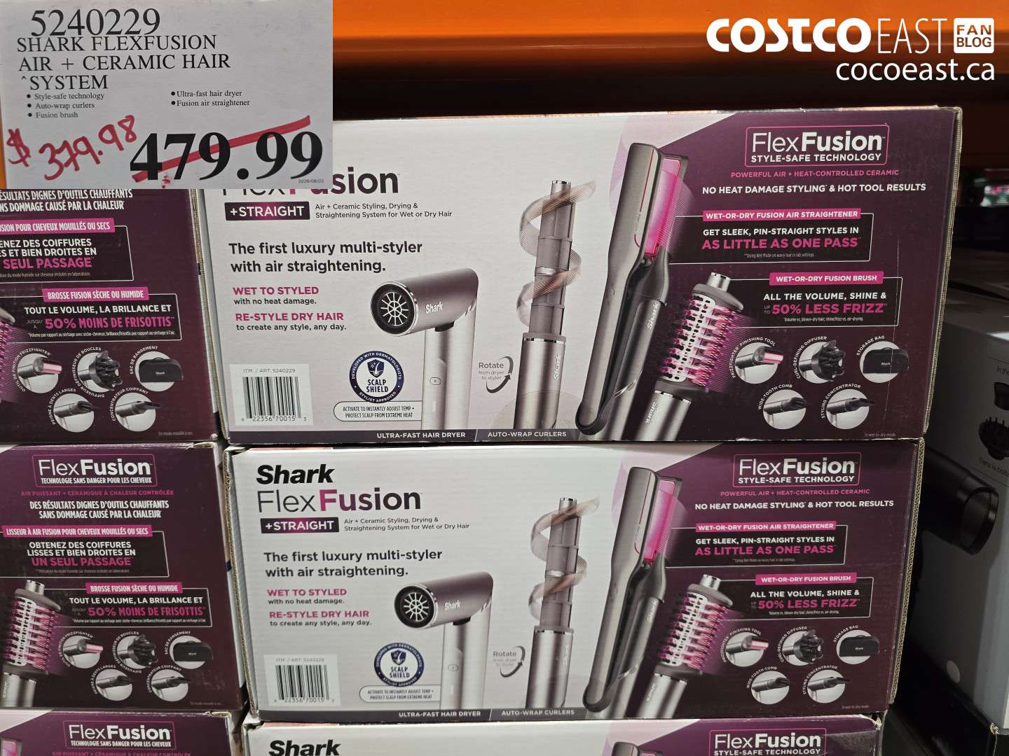 5240229 SHARK FLEXFUSION AIR + CERAMIC HAIR SYSTEM $379.98