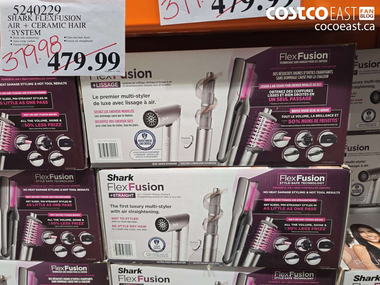 5240229 SHARK FLEXFUSION AIR + CERAMIC HAIR SYSTEM $479.99