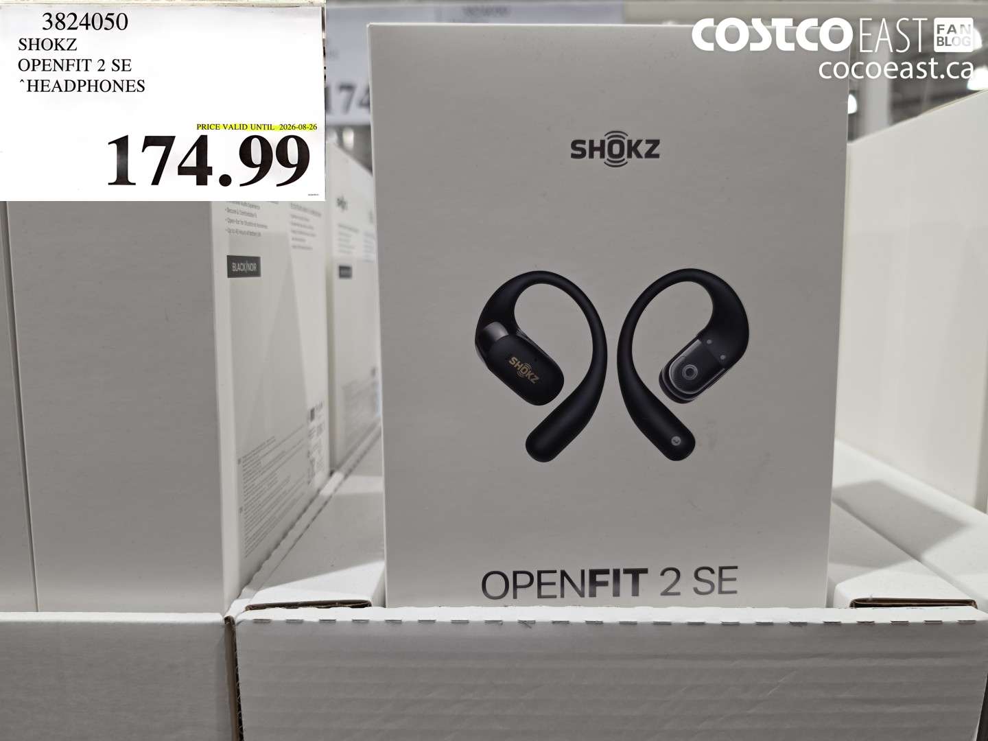 3824050 SHOKZ OPENFIT 2 SE HEADPHONES $174.99