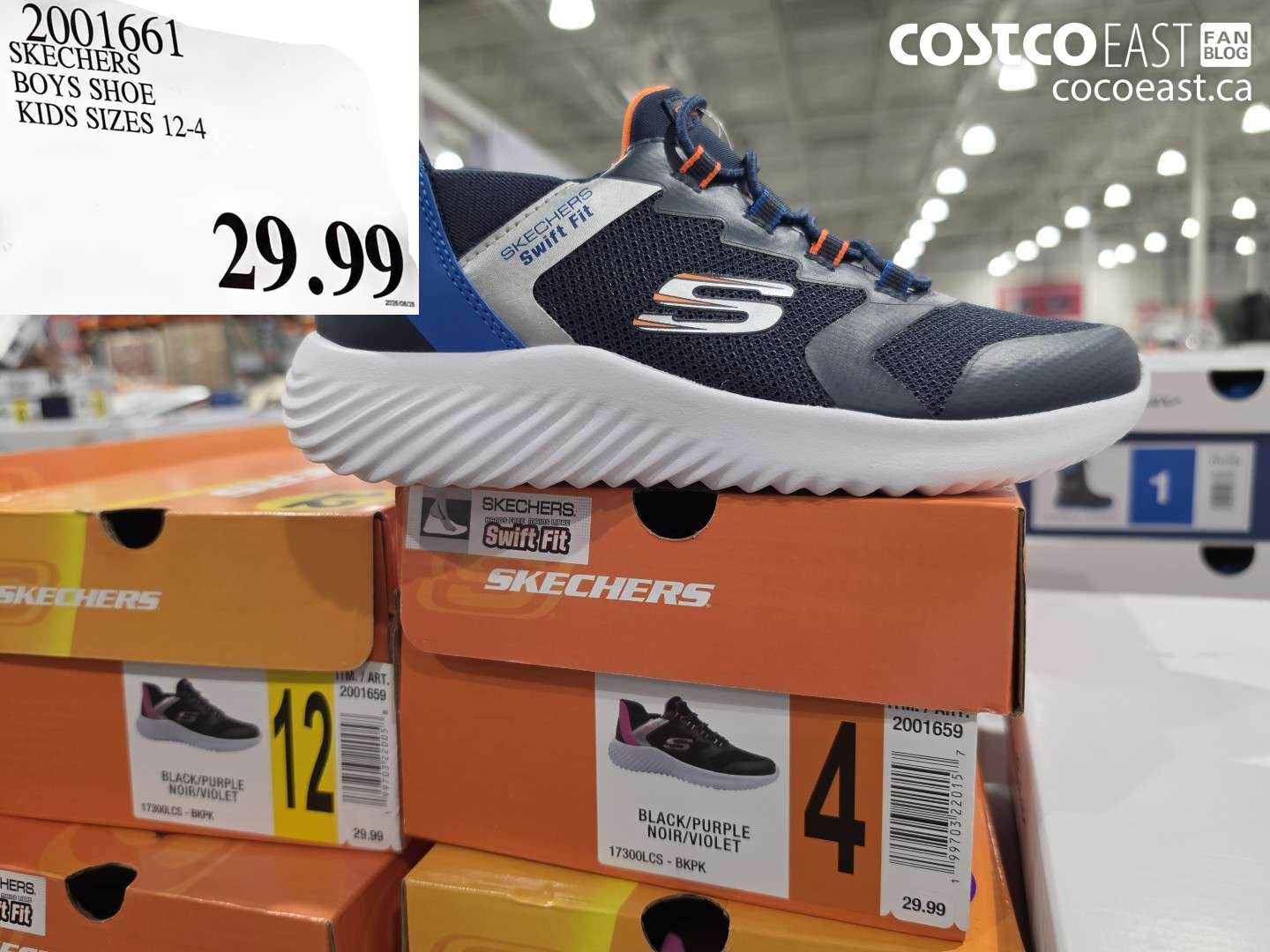 2001661 SKECHERS BOYS SHOE KIDS SIZES 12-4 $29.99