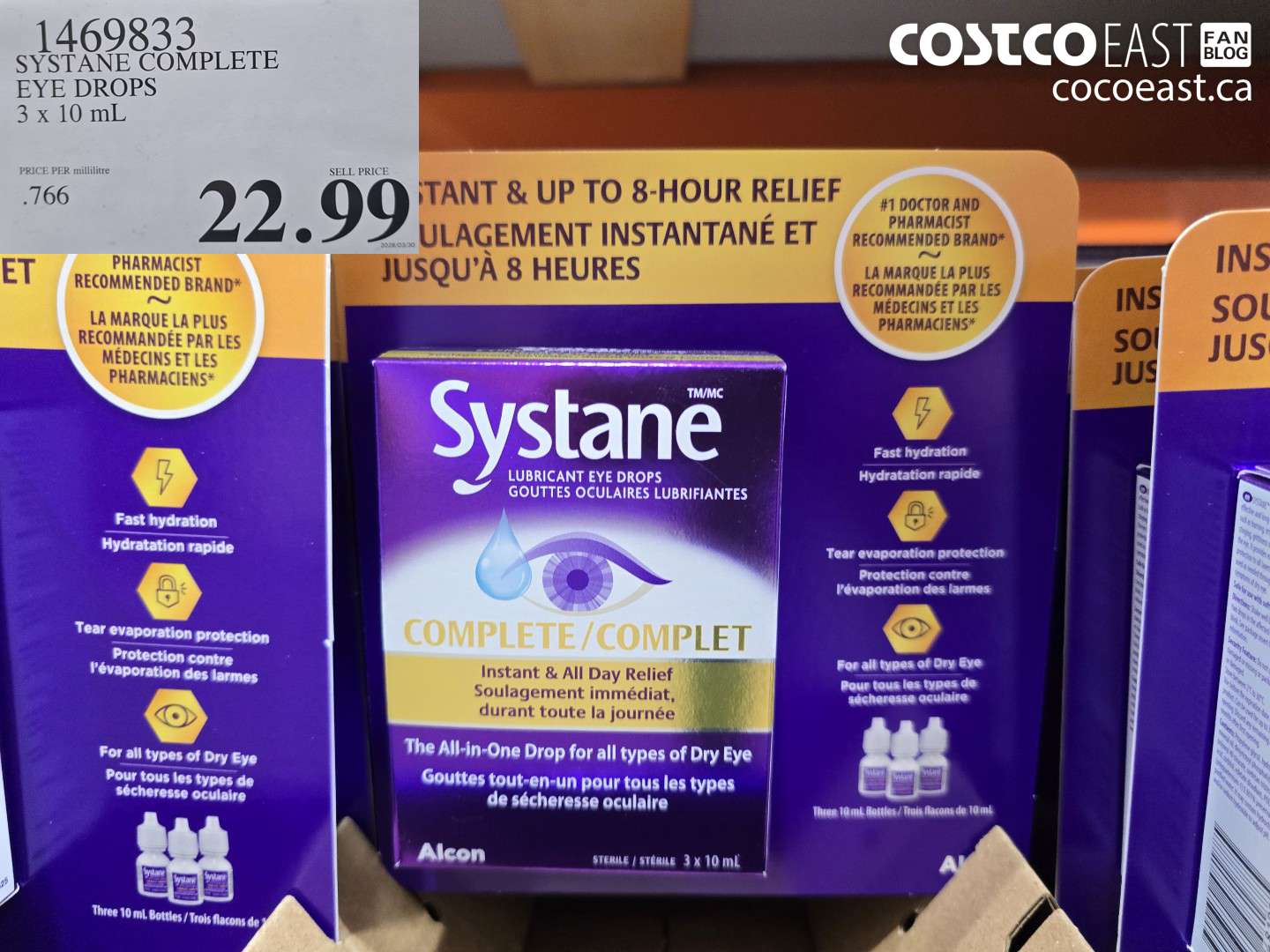1469833 SYSTANE COMPLETE EYE DROPS 3 X 10 ML $22.99