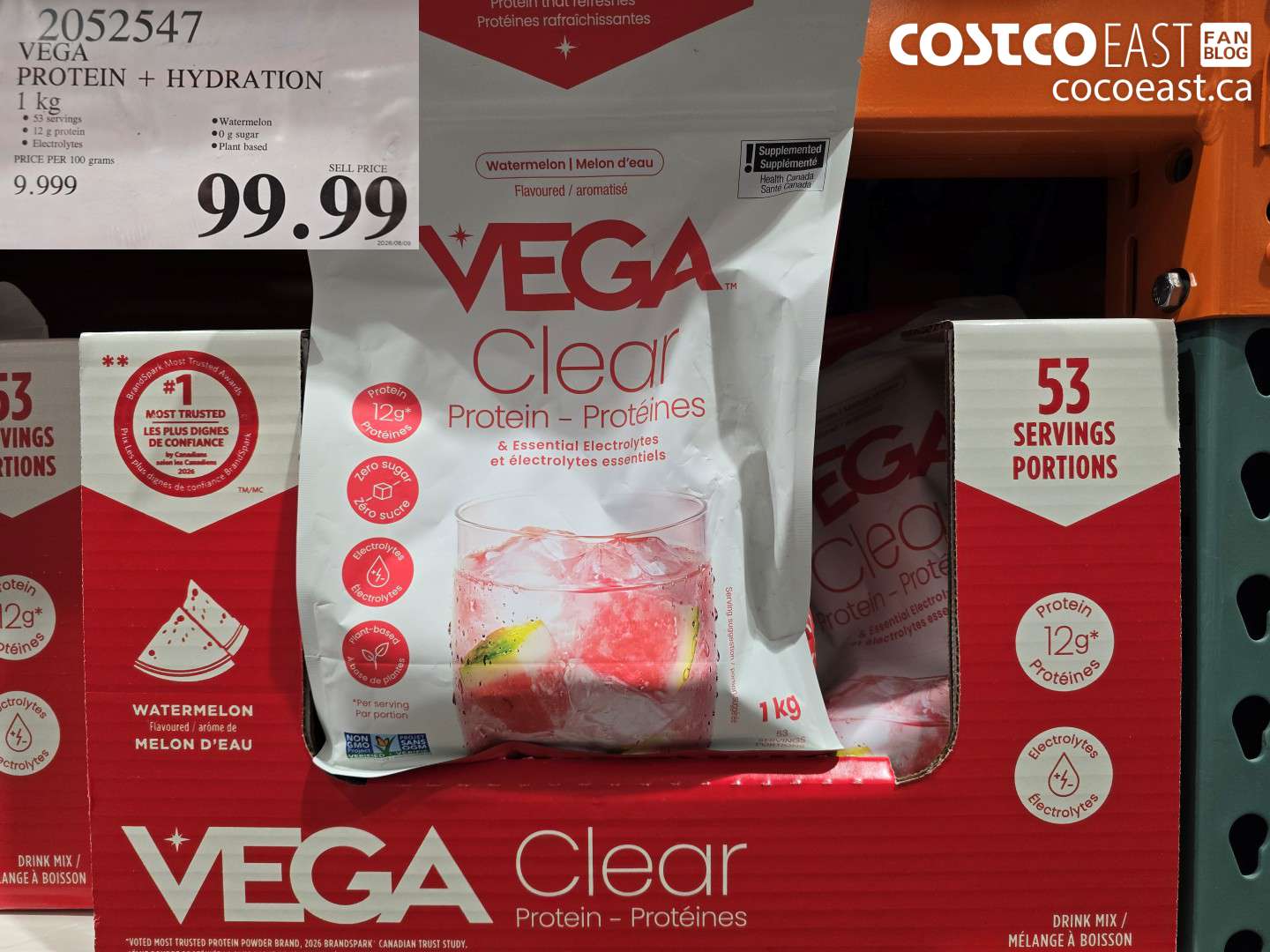 2052547 VEGA PROTEIN + HYDRATION 1 KG $99.99