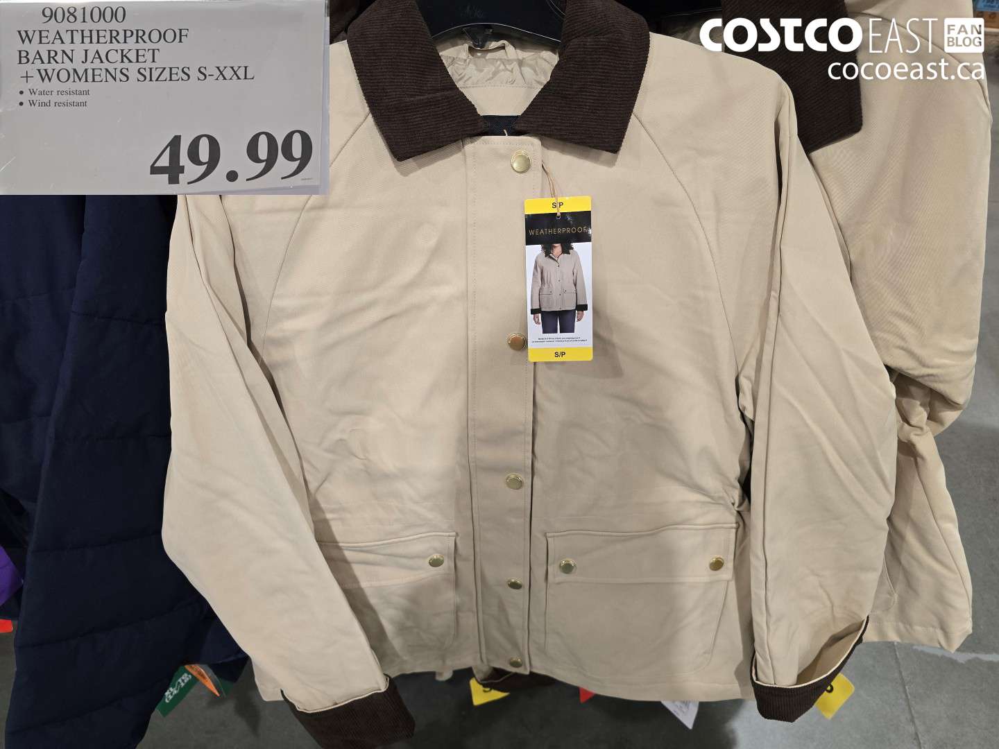 9081000 WEATHERPROOF BARN JACKET WOMENS SIZES S-XXL $49.99