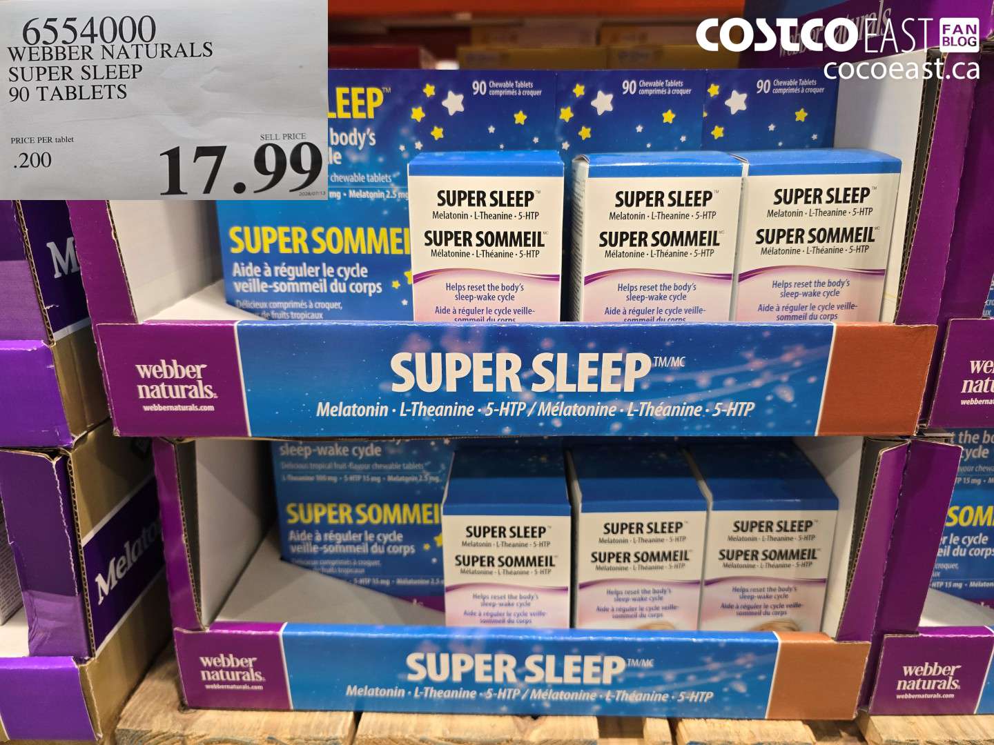 6554000 WEBBER NATURALS SUPER SLEEP 90 TABLETS $17.99