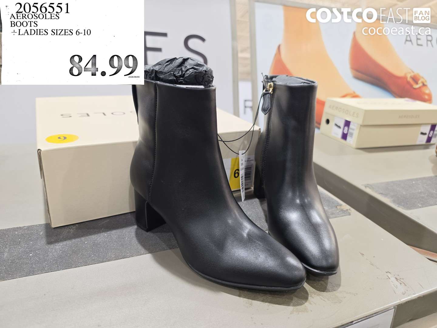2056551 AEROSOLES BOOTS LADIES SIZES 6-10 $84.99