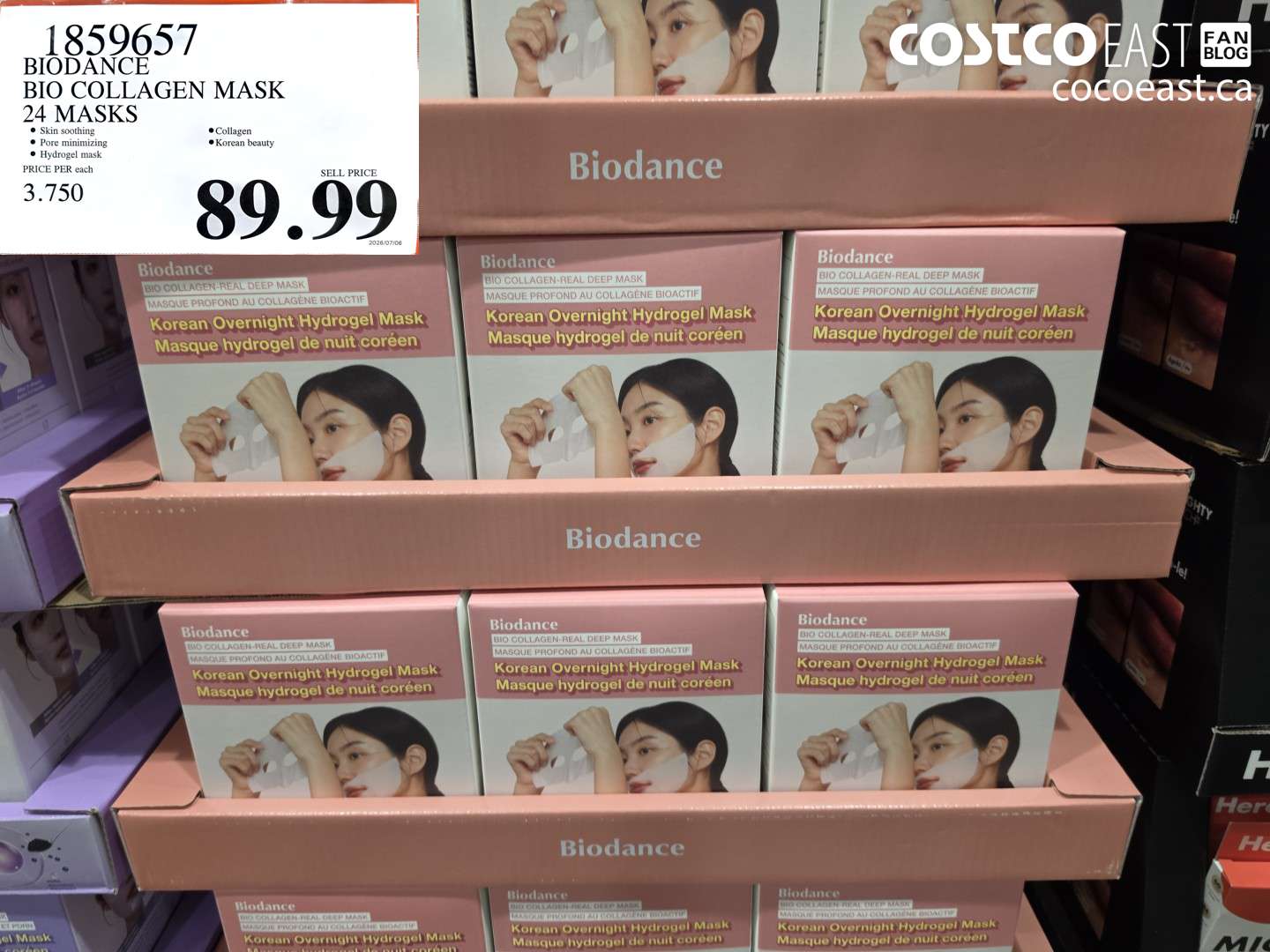 1859657 BIODANCE BIO COLLAGEN MASK 24 MASKS $89.99