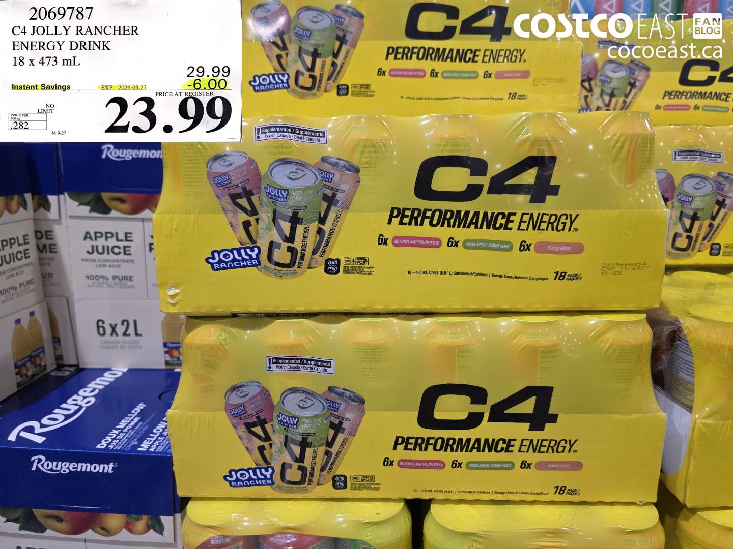 2069787 C4 JOLLY RANCHER ENERGY DRINK 18 X 473 ML ($6.00 INSTANT SAVINGS EXPIRES ON 2026-09-27) $23.99
