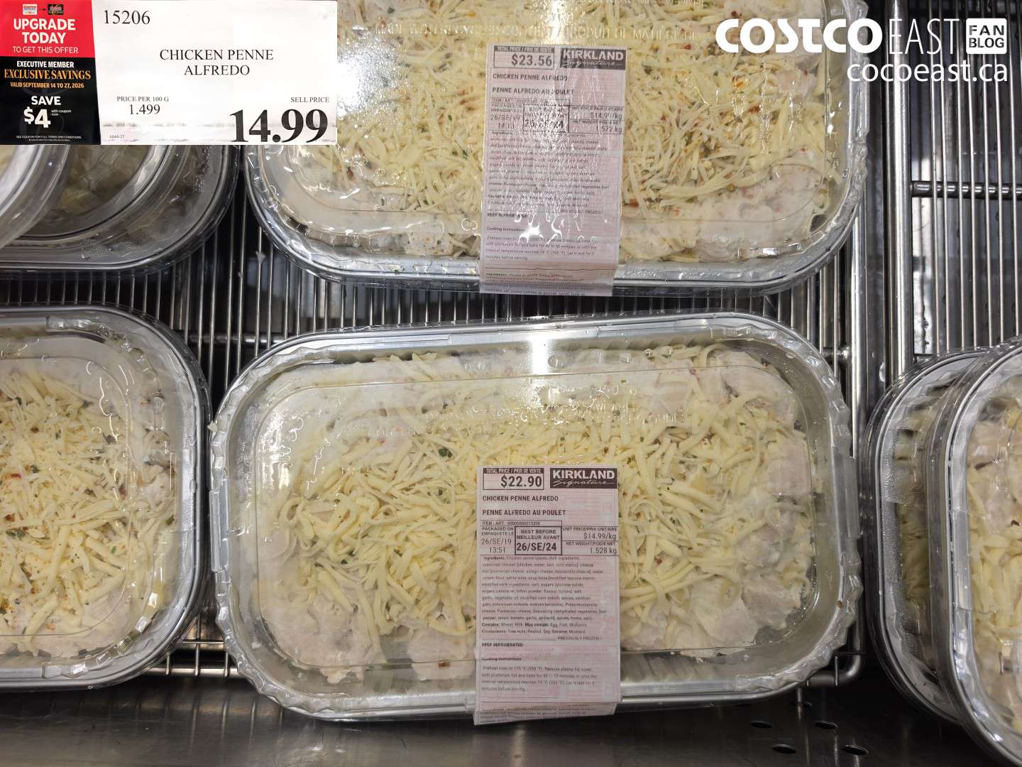 15206 CHICKEN PENNE ALFREDO 4 OFF (EXPIRES ON 2026-09-27) $10.99