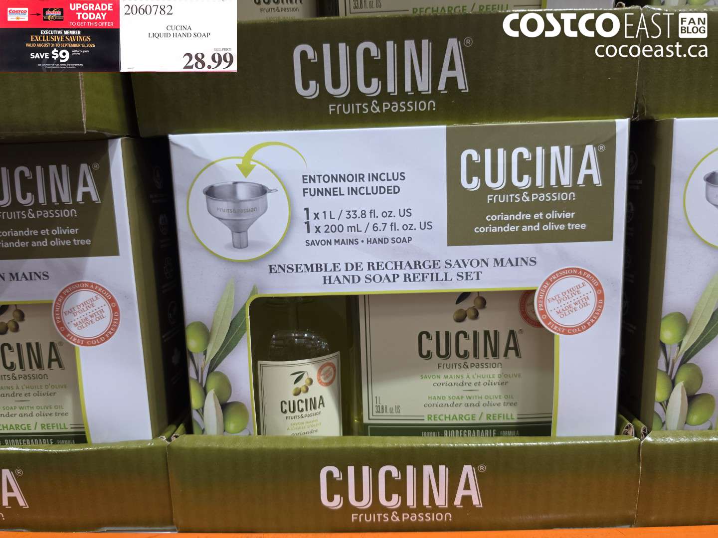 2060782 CUCINA LIQUID HAND SOAP ($9.00 INSTANT SAVINGS EXPIRES ON 2026-09-13) $19.99