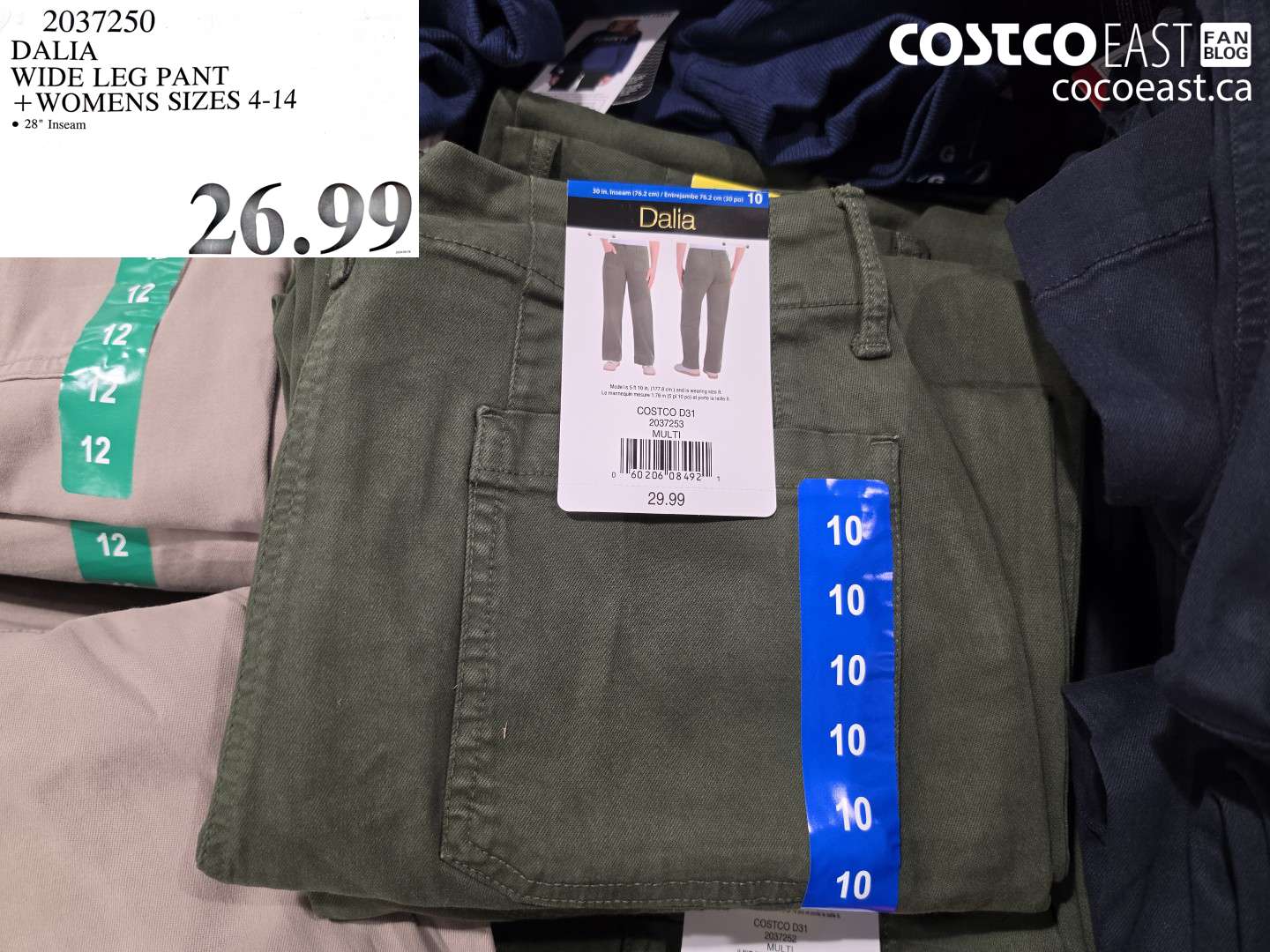 2037250 DALIA WIDE LEG PANT WOMENS SIZES 4-14 $26.99