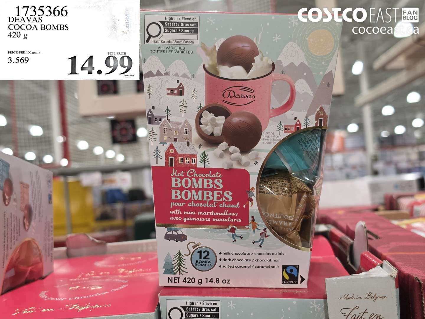 1735366 DEAVAS COCOA BOMBS 420 G $14.99