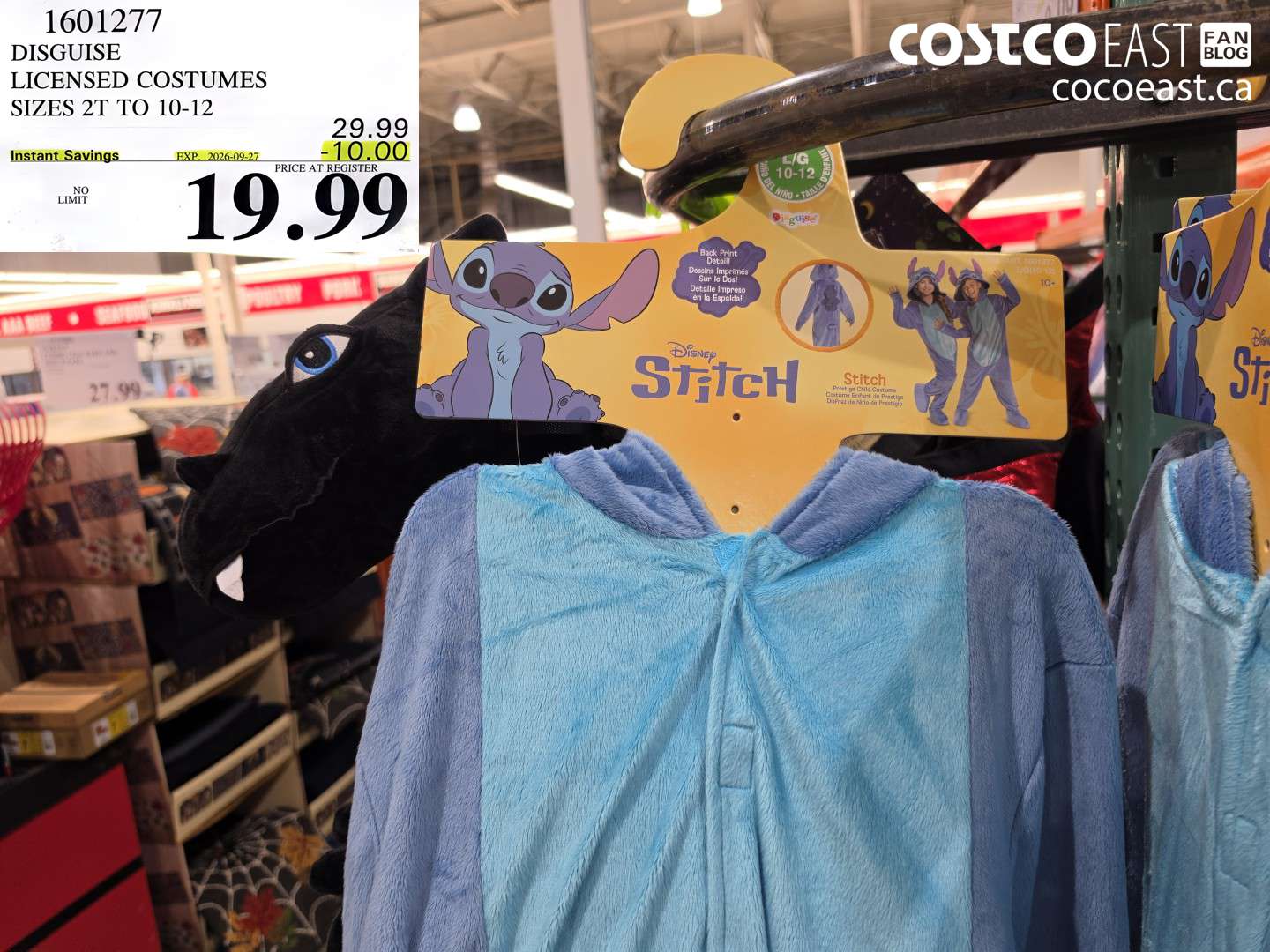 1601277 DISGUISE LICENSED COSTUMES SIZES 2T TO 10-12 ($10.00 INSTANT SAVINGS EXPIRES ON 2026-09-27) $19.99